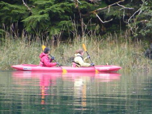 <a href="/node/145">Nikki and Annette kayaking around Taku Harbor</a>